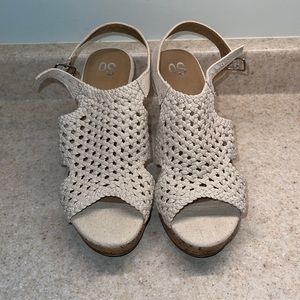 Wedge heels WORN ONCE FOR PHOTOSHOOT